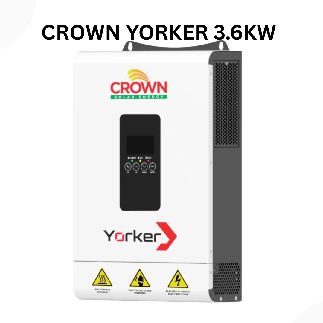 Crown Yorker 3.6kw PV5000 IP-21 Hybrid Solar Inverter