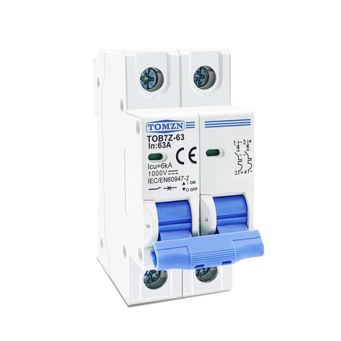Tomzn 2P DC 1000V Solar Circuit Breaker 16A, 20A, 32A, 63A - Image 2