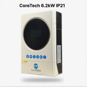 CoreTech 6.2kw Pv8000 IP-21 Hybrid Solar Inverter
