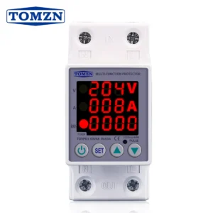 Tomzn 3rd Gen 3in1 Voltage Protector(Over & Under)+ Over Current Protector+ Kwh Meter